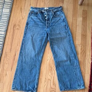 Citizen of humanity Gaucho High-Rise Wide Leg Blue Jeans